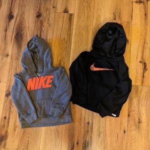 2 Boys Nike Sweatshirts